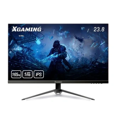 Imagen de XGaming Gaming Monitor 23,8 Pulgadas 165Hz, PC Full HD (1920x1080),1ms MPRT,2ms GTG,IPS Panel, FreeSync,250 CD/m²,sRGB 99%, HDMI,DisplayPort,VESA, Eye Care,Sin Altavoz Integrado