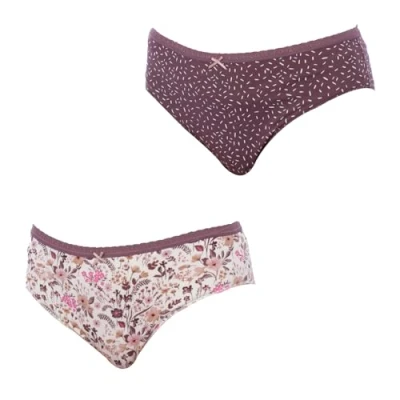 Imagen de JANIRA Pack 2 Braguitas Brislip Mujer 1031033. Tipo brislip, Bragas Algodon, Mujer, Algodon Ropa Interior