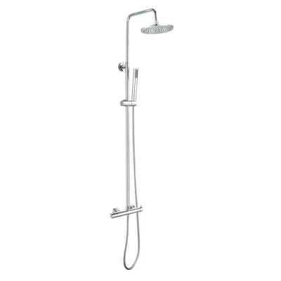 Imagen de Cofan Columna de Ducha Con Grifo Monomando Cromado Filtro Ahorro Agua