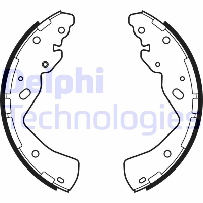 Imagen de DELPHI LS2143 Zapatas de Freno 270 56 FORD: Ranger Mk3