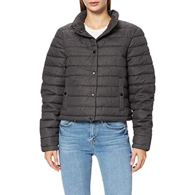 Imagen de Superdry Estudios Boxy Fuji Chaqueta, Grey Dogstooth, 38 para Mujer