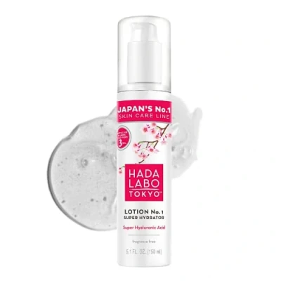 Imagen de Hada Labo Tokyo White Lotion Crema Facial con Ácido Hialurónico 150 ml Loción la consistencia de un gel ligero hidratante Antiarrugas Mujeres