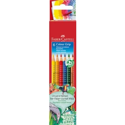 Imagen de Faber Castell 112406 GRIP Lápices de colores (6 unidades)