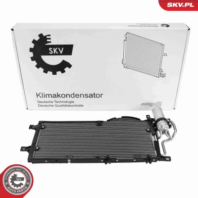 Imagen de ESEN SKV 86SKV206 Condensador sin secador Aluminio 594mm OPEL: Tigra Twintop, Corsa C Hatchback