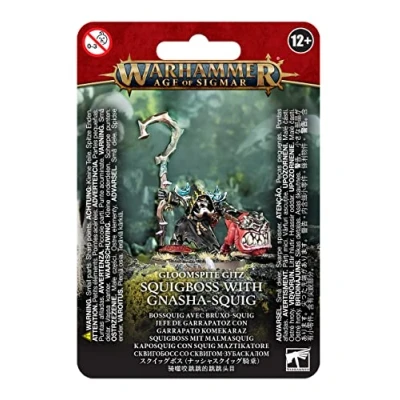 Imagen de Games Workshop Warhammer AoS Gloomspite Gitz Squigboss con Gnasha squig