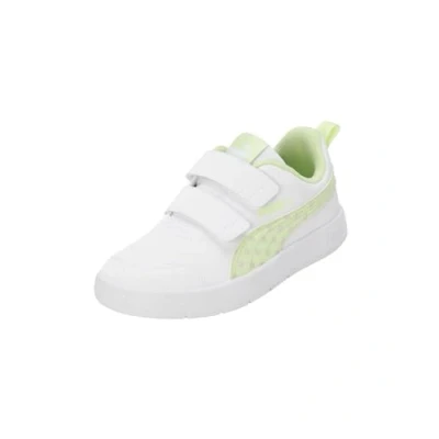 Imagen de PUMA Courtflex V3 Dotty V PS, Sneaker, White Cool Cucumber, 34.5 EU