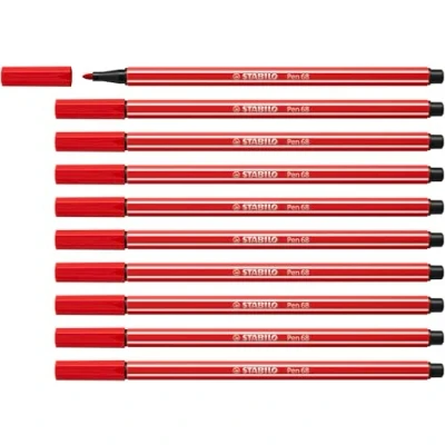Imagen de Rotulador STABILO Pen 68 Caja con 10 unidades Color verde tierra