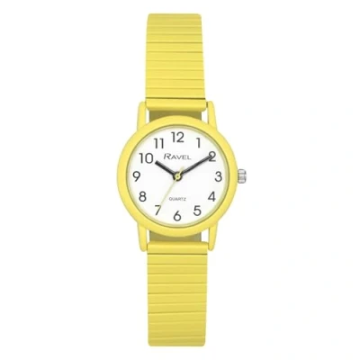 Imagen de Ravel Reloj de Moda para Mujer en Tonos Pastel con Pulsera Extensible (Caja 27 mm) Cuarzo Analógico R0237.09.2 Limón