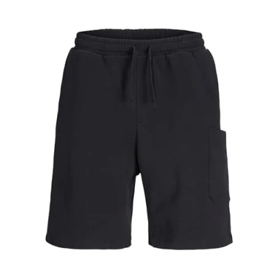 Imagen de JACK &amp; JONES Jpstkane Jjcollective Pantalones Cortos de chándal Imp, Negro, L para Hombre
