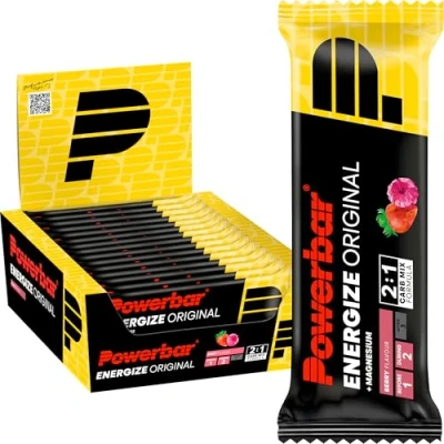 Imagen de Powerbar Energize Original Berry 15x55g Barra de alta Energía Carbono + Magnesio y Sodio