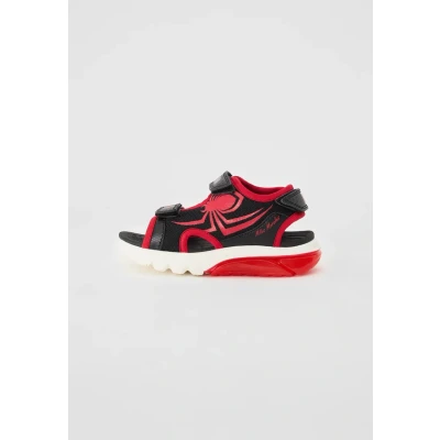 Imagen de Geox Light UP Spider MAN Sandal Ciberdron Sandalias para niños, Talla: 33, Black/red Zapatos