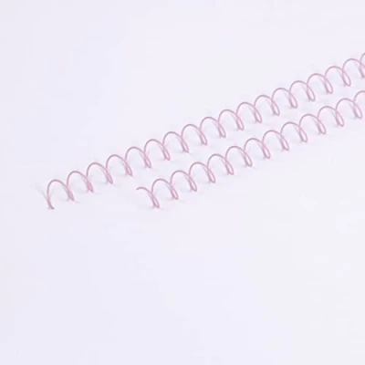 Imagen de Craftelier Kit de 2 Espirales para Encuadernar Álbumes, Cuadernos o Agendas Ideal Proyectos Scrapbooking y Manualidades Ø 1,27 cm (0.5&quot;) Longitud 30,5 (12&quot;) Color Rosa Bebé