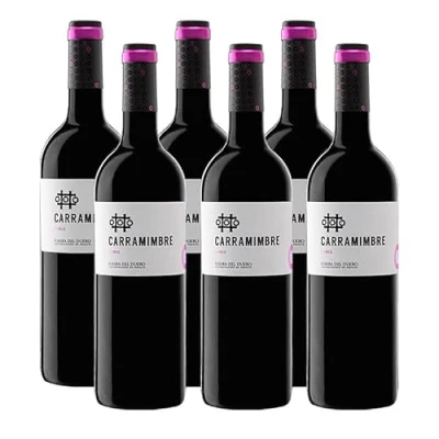Imagen de Vino Tinto Carramimbre Roble de 75 cl D.O. Ribera del Duero Bodegas (Pack 6 botellas)