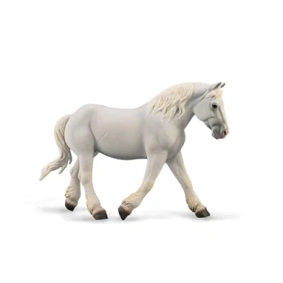 Imagen de Collecta Yegua Boulonnais Gris Figura Coleccionable Tamaño XL (Deqube 90188996)