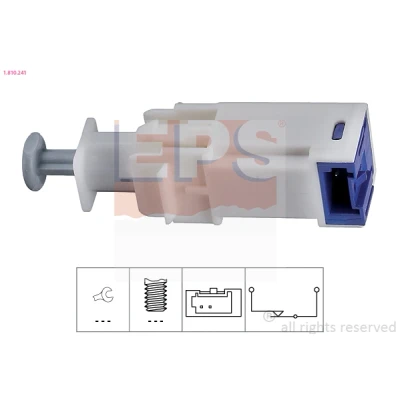Imagen de EPS 1.810.241 Conmutador, accionamiento embrague (control veloc.) Made in Italy OE Equivalent
