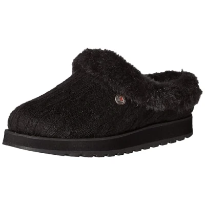 Imagen de Skechers Wide Fit Keepsakes Pantuflas black, Mujer, Talla: 41, Black Zapatos