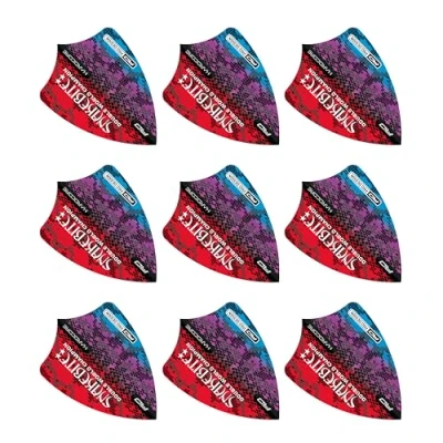 Imagen de RED DRAGON Hardcore Peter Wright Snakebite Multi Freestyle Dart Flights 3 juegos por paquete (9 vuelos de dardos en total)
