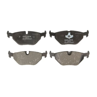 Imagen de DELPHI LP555 Juego de pastillas freno preparado para indicador desgaste Chapa antichirridos sin accesorios BMW: 3 Coupé, Berlina, Touring