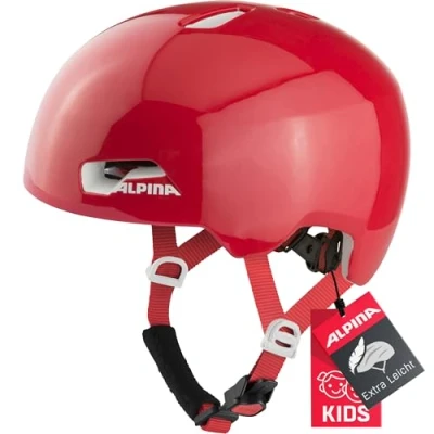 Imagen de ALPINA Hackney Casco de Ciclismo, Unisex Kids, Red Gloss, 47 51