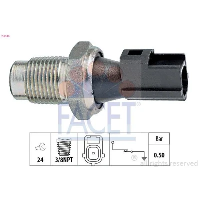 Imagen de FACET 7.0148 Sensor de Presión Aceite 3/8NPT 1 Made in Italy OE Equivalent FORD: MONDEO 3, 3 Stufenheck, JAGUAR: XJ Berlina