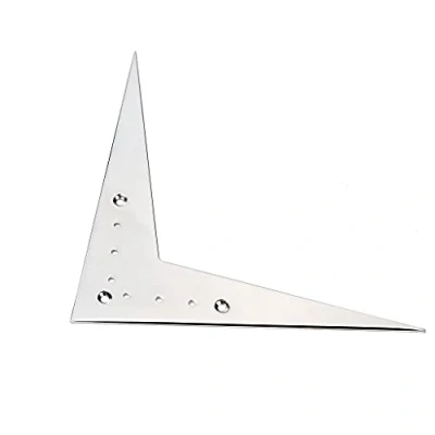Imagen de Alnicov Gran 6 cuerdas Flying V Style Guitar Bridge Tailpiece compatible para Parts Accesorios (Plata)