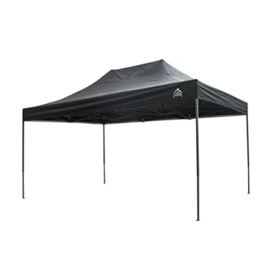 Imagen de All Seasons Gazebos 3x4.5m Carpa Totalmente Impermeable Pop up Gazebo Negro