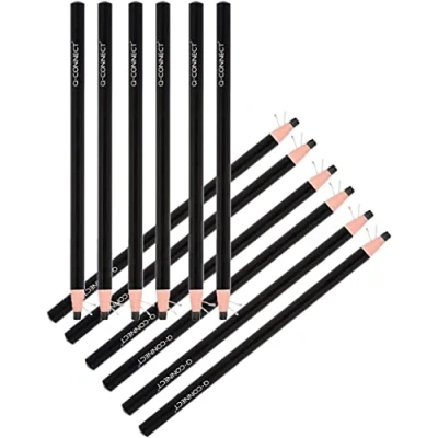 Imagen de Q Connect Lápiz de grasa, color negro