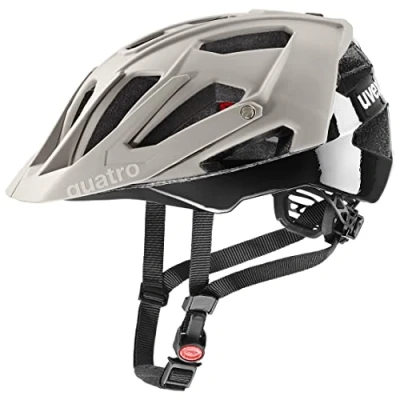Imagen de uvex quatro cc, casco MTB seguro unisex, ajuste de talla individualizado, ventilación optimizada, oak brown black, 52 57 cm