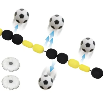 Imagen de HYQNG Equipo de Entrenamiento Portero, desviación Portero 2,75 m, Deflector línea única con 2 Bolsas Agua, fútbol Ayudas