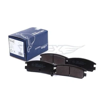 Imagen de TOMEX brakes TX 15 43 Juego de pastillas freno Eje trasero con avisador acústico desgaste CHEVROLET: Trans Sport, Alero Berlina