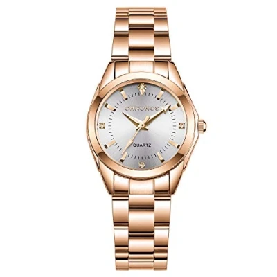 Imagen de CHRONOS Reloj para Mujer, Relojes de Cuarzo Japoneses Informales a La Moda, Acero Inoxidable Resistente Al Agua Niñas
