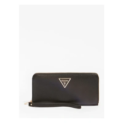 Imagen de Guess Laurel Large ZIP Around Monedero, Mujer, Talla: One Size, Black