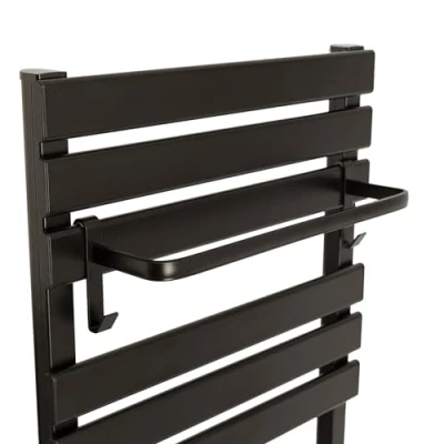 Imagen de CREATE / WARMTOWEL Pro + Estante/Toallero Eléctrico con Calefactor cerámico Estante 1 Barra Ganchos, Negro/WiFi, 500 1500W, 2 potencias, Tecnología PTC, estancias de hasta 12m², 101x13x55cm