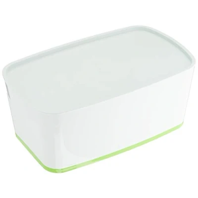 Imagen de Leitz 52294054 MyBox WOW Caja de almacenaje pequeña con tapa, color verde