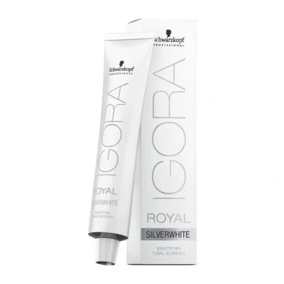 Imagen de Schwarzkopf Professional Igora Royal Silver Whites Coloración semi permanente 60 ml
