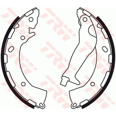 Imagen de TRW GS8785 Zapatas de Freno 203 32 MANDO HYUNDAI: i10 I, i20 I Hatchback