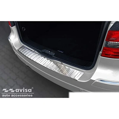 Imagen de Avisa Protector del Parachoques Trasero Inoxidable Compatible con Mercedes Clase B W245 2005 2008 &#039;Ribs&#039;