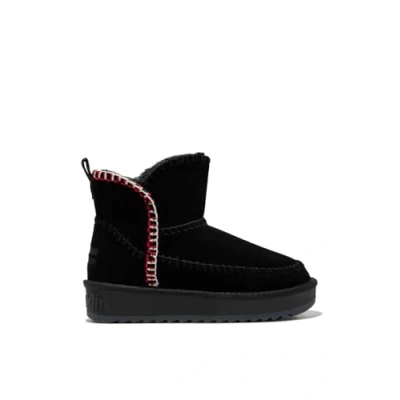 Imagen de D.Franklin Botas Australianas Nordic Tejido Ante con Forro Interior Nova Low Negro D. Franklin para Mujer Moda casual (Talla 41)