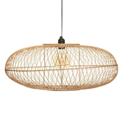 Imagen de ATMOSPHERA CREATEUR D&#039;INTERIEUR Lámpara colgante de bambú Loren Nat D 60