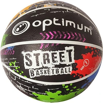 Imagen de Optimum Street Balón de Baloncesto, Unisex Adult, Multi/Colour, Size 7