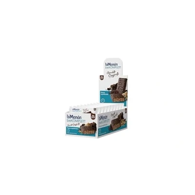 Imagen de BIMANÁN Bekomplett Barritas Chocolate Crujiente Ricas En Proteínas Y Fibra, Con 2 Vitaminas 4 Minerales, Sin Gluten Expositor 24 Es