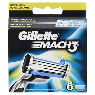 Imagen de Gillette Mach3 Cuchillas de Afeitar para Hombre 6 unidades