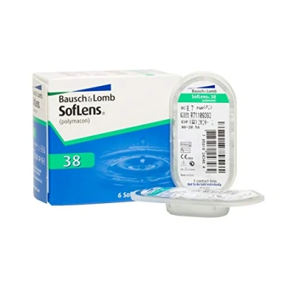 Imagen de SofLens 38 BAUSCH + LOMB lentillas mensuales esféricas, 6 unidades / 9.0 BC 14.00 DIA 03,25