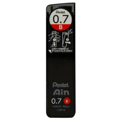 Imagen de Pentel Recambio de minas Ain 0,7 mm B