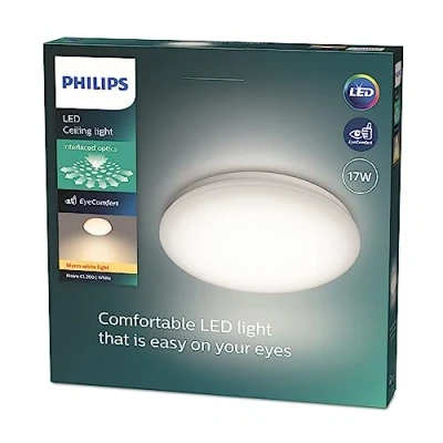 Imagen de Philips Plafón LED de Techo Moire, 17W, 1700 Lúmens, Luz Cálida 2700k, 32 cm Diámetro