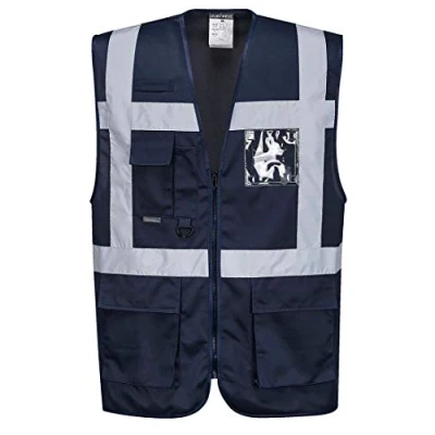Imagen de Portwest Chaleco Iona Executive, Tamaño: L, Color: Marino, F476NARL