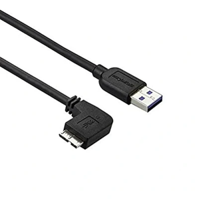 Imagen de Startech.com Cable Delgado De 1m Micro Usb 3.0 Acodado A La Izquierda Cables