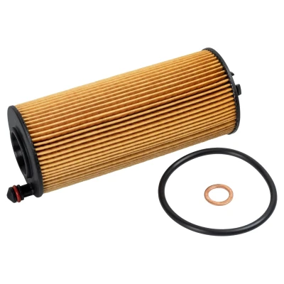 Imagen de FEBI BILSTEIN 175535 Filtro de aceite con junta anular Cartucho filtrante BMW: X3, 3 Berlina, X4