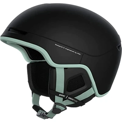 Imagen de POC Obex Pure Casco de esquí, Adultos Unisex, Uranium Black/Apophyllite Green Matt, XL XXL (59 62cm)