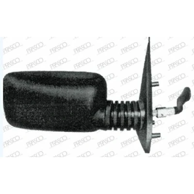 Imagen de Espejo retrovisor Prasco FT0177003 derecha negro manual ajustable desde interior, Ajuste por varillas, convexo